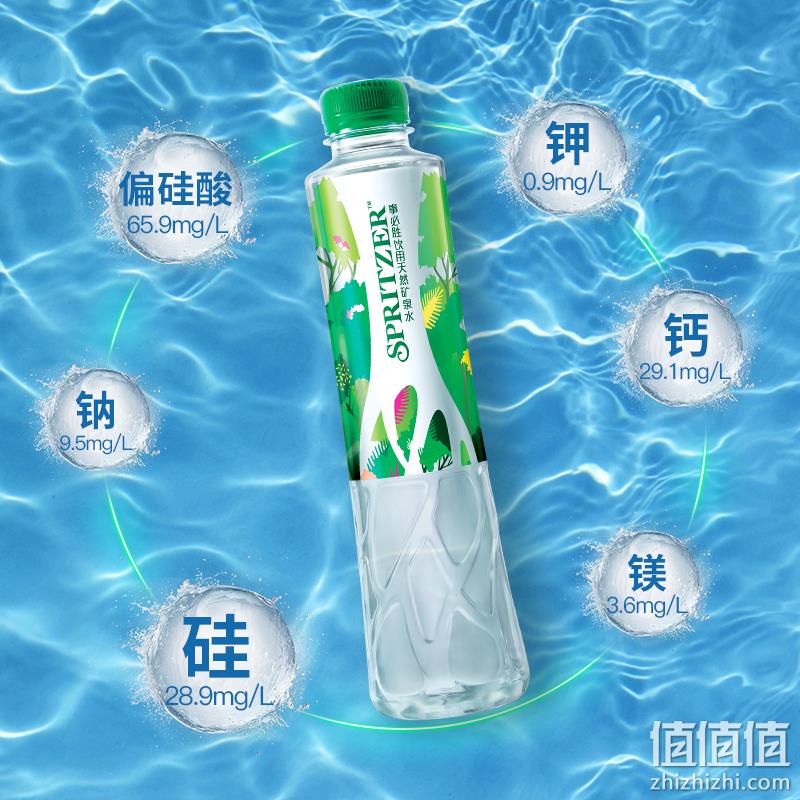 马来西亚进口，弱碱，富硅：400mlx24瓶 spritzer事必胜纯净水 43元包邮 值值值-买手聚集的地方