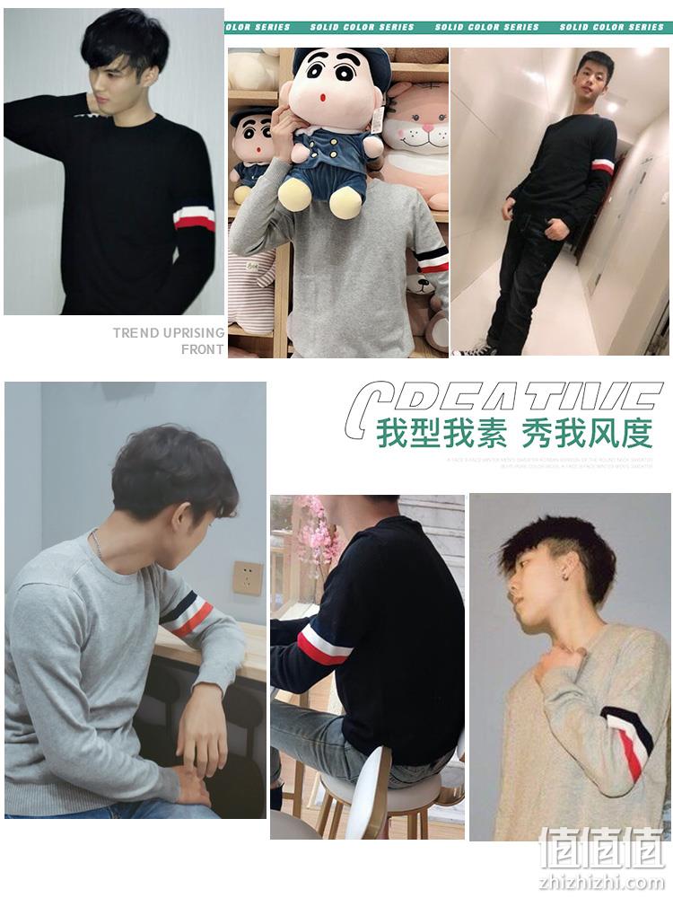 啄木鸟 男士 加绒保暖 圆领毛线针织衫 39元起包邮 值值值-买手聚集的地方