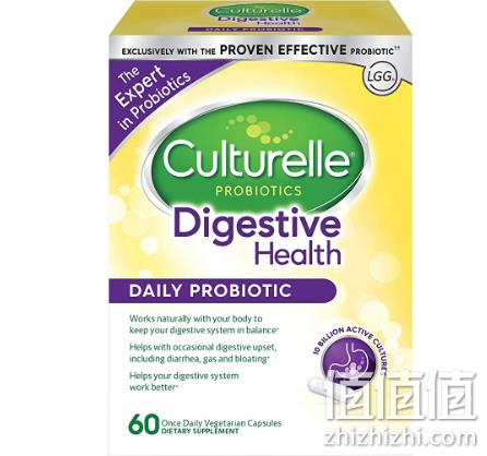 和便秘说拜拜：Culturelle 成人益生菌胶囊 30粒 prime会员凑单107.91元包税（京东149元） 值值值-买手聚集的地方