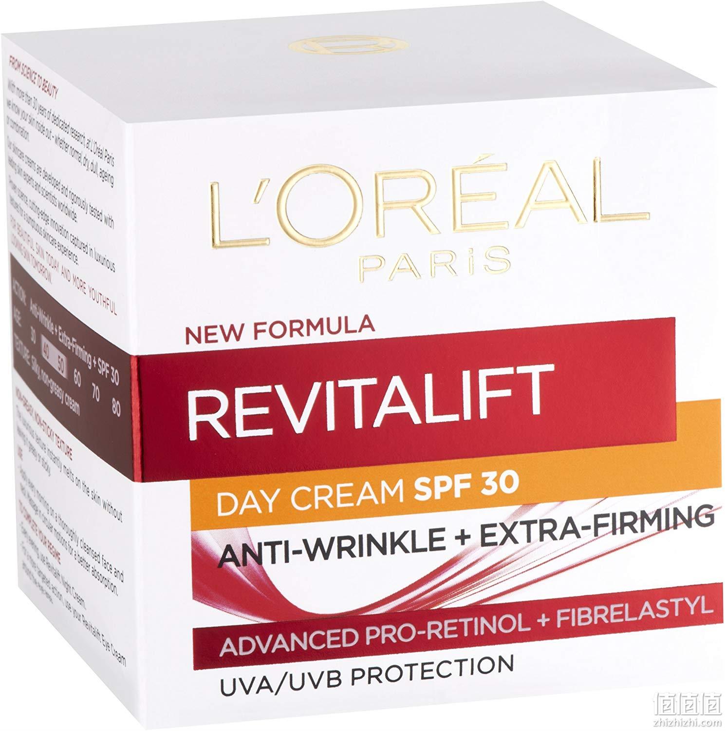 黑五、国内无同款、含视黄醇：50ml L'Oreal Paris/巴黎欧莱雅 SPF30 光学复颜日霜 Prime直邮到手49元 值值值-买手聚集的地方