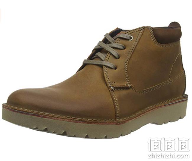 多尺码好价！Clarks 其乐 Vargo Mid 男士系带短靴 prime到手约323元（天猫799元起） 值值值-买手聚集的地方