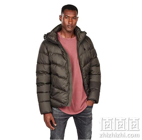 4倍差价，G-Star Raw Whistler 男士连帽羽绒夹克 prime会员685.29元包邮包税（天猫2948元） 值值值-买手聚集的地方