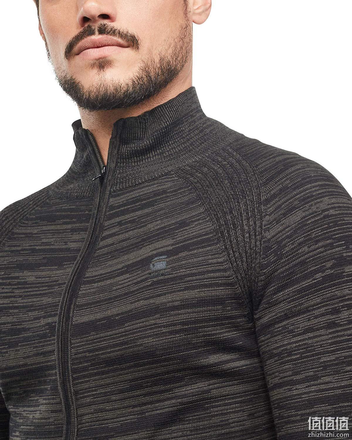 拦腰半价：G-STAR RAW 男士纯棉拉链针织衫 Prime直邮到手197元（天猫同类500~1000元） 值值值-买手聚集的地方