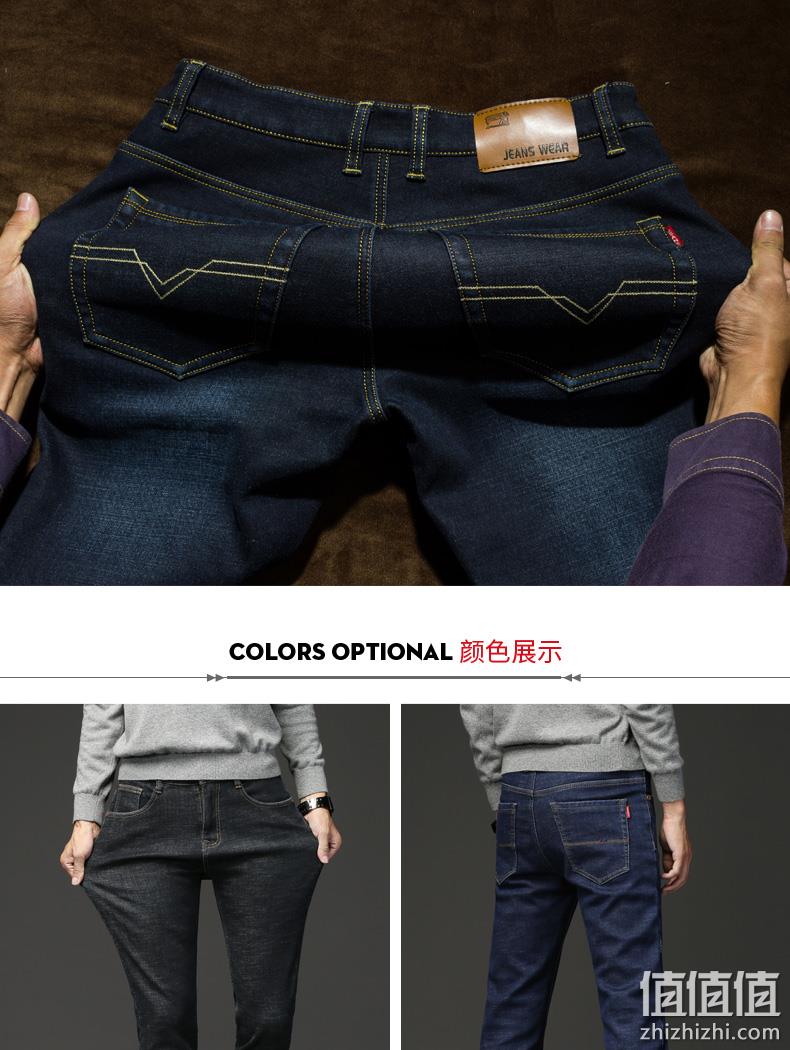 4.9分、加绒加厚可裸穿！班卡帝 男士冬季保暖牛仔裤 96元起包邮 值值值-买手聚集的地方