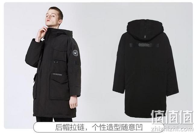 234g、90%鸭绒：雪中飞 19秋冬新品 男女 工装羽绒服 立减+券后356元到手 值值值-买手聚集的地方