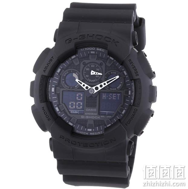 Casio 卡西欧 GA-100-1A1 男士双显运动手表 prime到手约468.2元包邮包税 值值值-买手聚集的地方