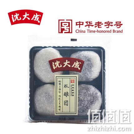 中华老字号，沈大成 芝麻红豆馅 双酿团 200g 8.9元包邮 值值值-买手聚集的地方