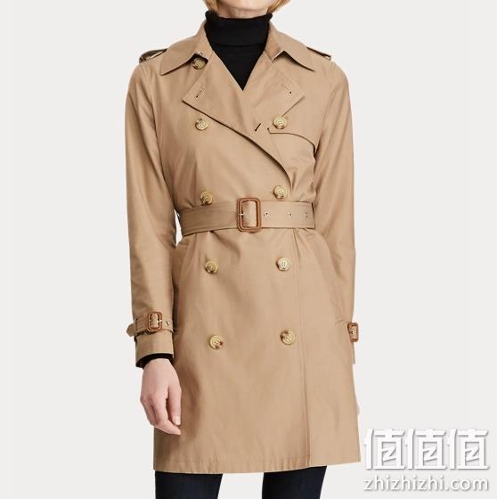专为娇小女士定制，Ralph Lauren 拉夫劳伦 Lauren Petite 娇小版女士风衣外套 81.6美元约¥573.7（原价230美元） 值值值-买手聚集的地方