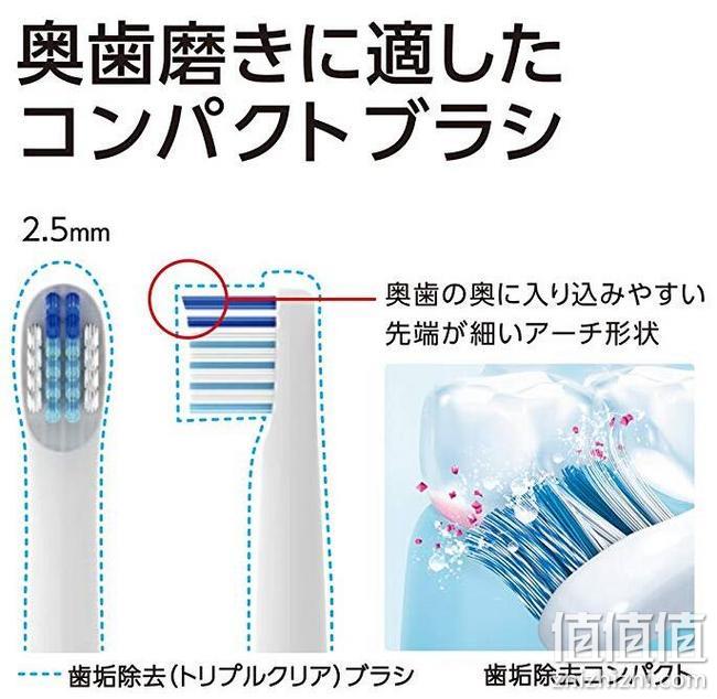 Prime专享，2倍差价：Omron/欧姆龙 声波式电动牙刷 HT-B213-W Prime凑单直邮到手125.5元（淘宝代购260元） 值值值-买手聚集的地方