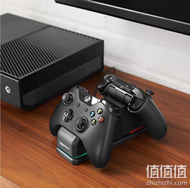 AmazonBasics 亚马逊倍思 Xbox One 双充电站+ 2 个可充电电池组 prime到手约169元 值值值-买手聚集的地方
