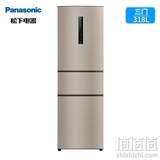 12日0点、双12预告： Panasonic 松下 NR-C33PX3-NL 318升 变频风冷 三门电冰箱 3290元包邮 值值值-买手聚集的地方