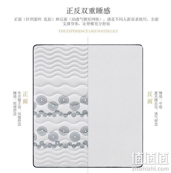 22点截止，6环独袋弹簧：喜临门 美睡 进口乳胶弹簧床垫180x200cm 1699元到手 值值值-买手聚集的地方