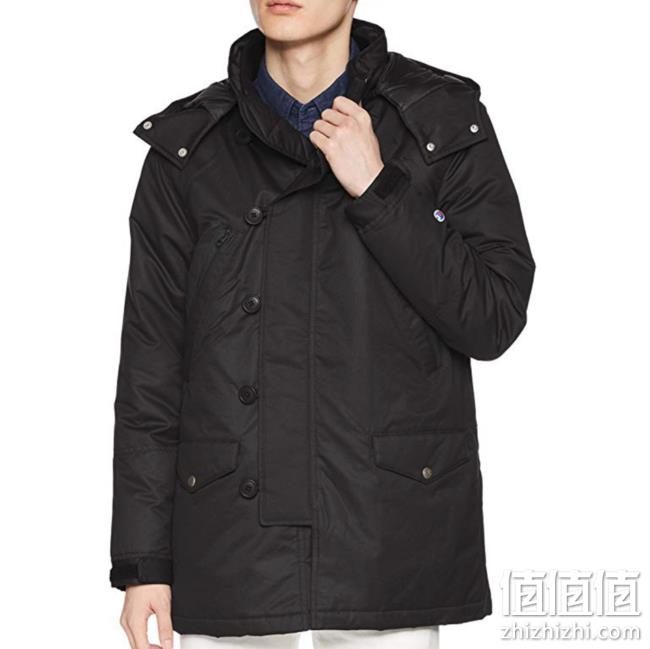 日版：M码，Champion 冠军牌 C3-N606 男士连帽羽绒服 prime到手约711.3元 值值值-买手聚集的地方