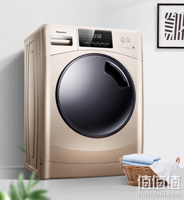 12日0-2点： Hisense 海信 HG100DAA125FG 10kg 滚筒洗衣机 1399元包邮 值值值-买手聚集的地方