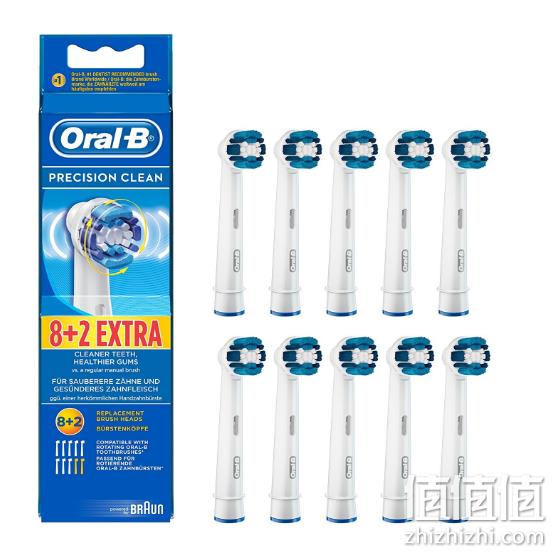 Oral-B 欧乐B 精准清洁型刷头 10只装 prime到手166.3元（京东3支119元） 值值值-买手聚集的地方