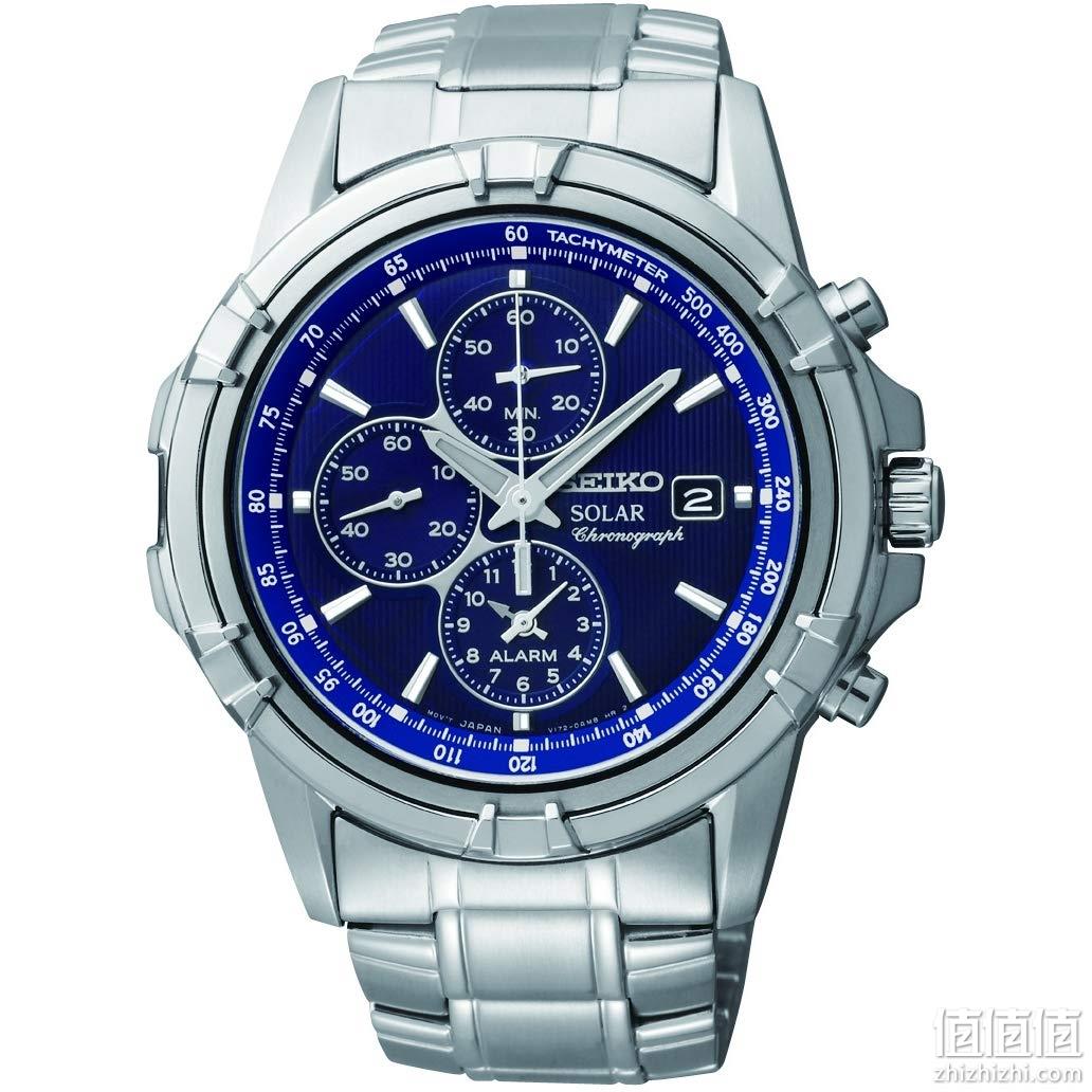 双倍差价：Seiko 精工 不锈钢表链 男式三眼计时 石英手表 SSC141P1 Prime到手约1289.7元（天猫国际2370元） 值值值-买手聚集的地方