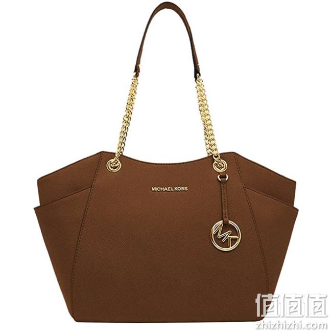 MICHAEL Michael Kors 女士 Jet Set Travel Large 链条印花手提包 prime到手约794元（京东同系列类似款2624元） 值值值-买手聚集的地方