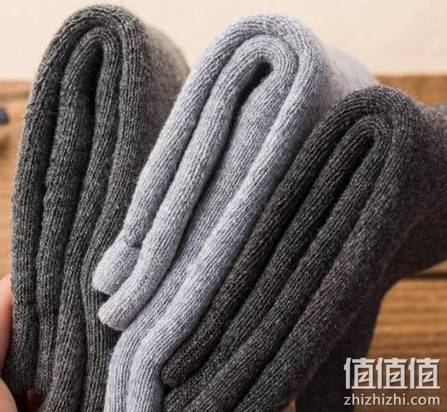保暖过冬必备 比棉袜还便宜，6双：初沫 男士毛圈袜 19.9元包邮（线下单层袜5元/双） 值值值-买手聚集的地方