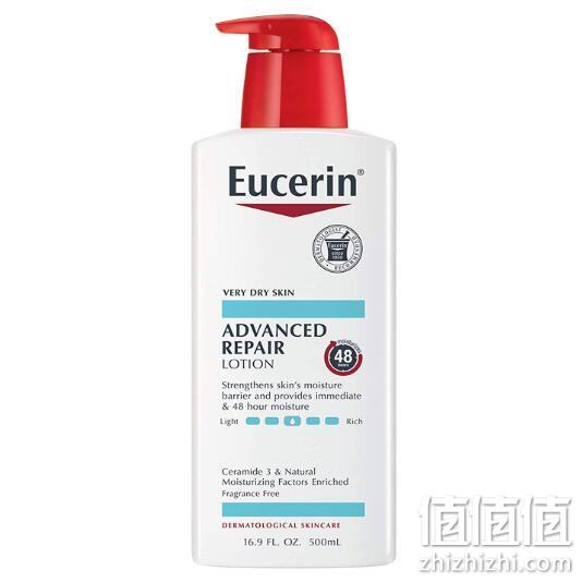 Eucerin 优色林 Advanced Repair 高效保湿修护身体乳液 500ml 58.16元包邮 值值值-买手聚集的地方