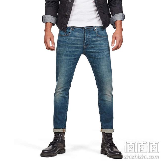 至少3.5倍差价：G-Star Raw 3301系列 男士修身牛仔裤 242.17元包邮（天猫类似款749元起，大部分1000+元） 值值值-买手聚集的地方