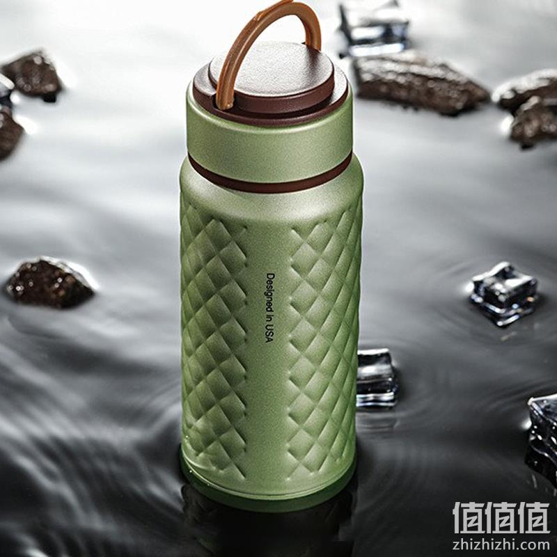 美国康宁 snapware 304不锈钢真空保温杯 280ml 39元包邮 值值值-买手聚集的地方