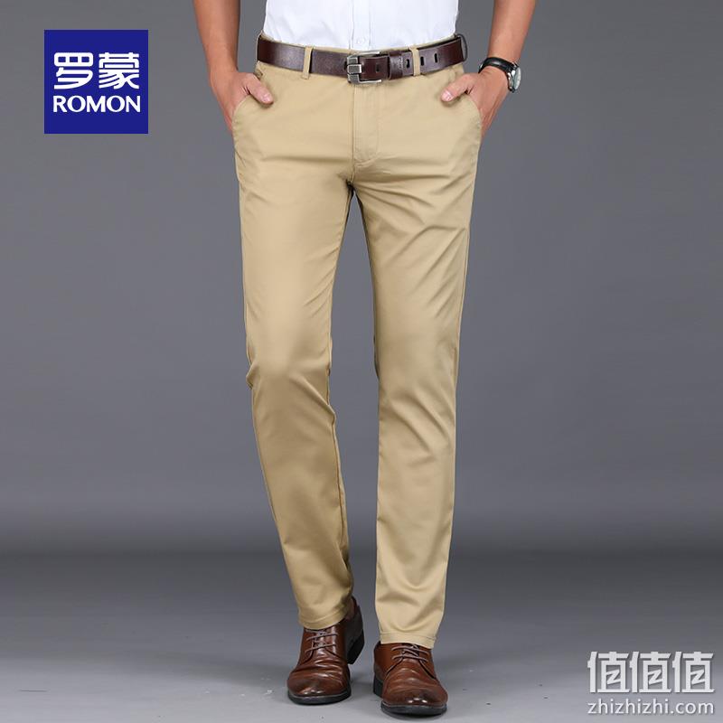 1.5折、天丝+立体剪裁：罗蒙 男士修身天丝 商务休闲裤 券后89元包邮（专柜吊牌价599元） 值值值-买手聚集的地方