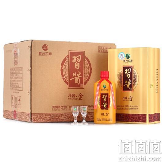 Plus会员：500mlx6瓶 茅台集团 习酒 习酱金 53°酱香型白酒 815.1元包邮 值值值-买手聚集的地方