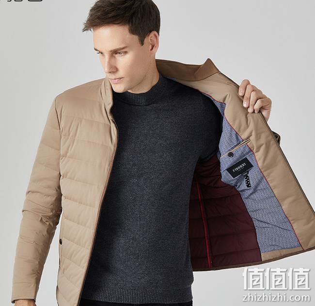 商场同款 90%白鸭绒：虎都 男士轻薄羽绒服 2色 券后239元包邮（吊牌价872元） 值值值-买手聚集的地方