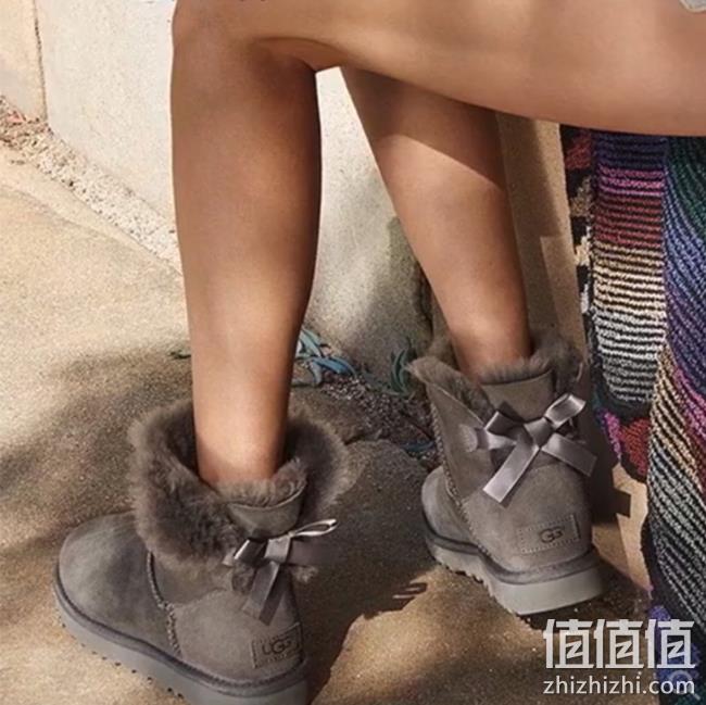 UGG Mini Bailey Bow II 女士防水防污蝴蝶结短筒雪地靴 多色 679元包邮包税（吊牌价1580元） 值值值-买手聚集的地方