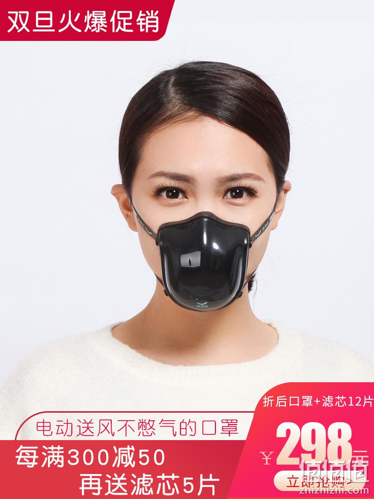 新型肺炎席卷武汉：原森态 主动送风净化式电动 口罩 券后198元包邮送12片滤芯 值值值-买手聚集的地方