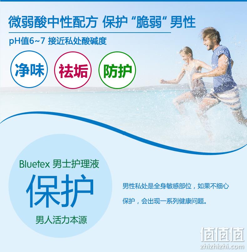 德国原装进口、抑菌止痒、长效舒爽：200ml Bluetex/蓝宝丝 男士私处洗液 券后19元包邮 值值值-买手聚集的地方