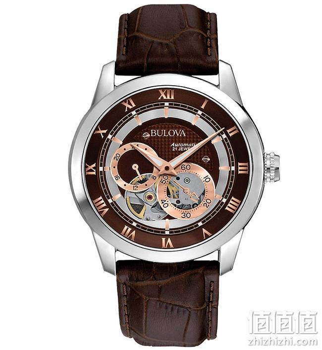 Bulova 宝路华 BVA系列 镂空机械男表 96A120 prime会员1071.37元包邮包税 值值值-买手聚集的地方