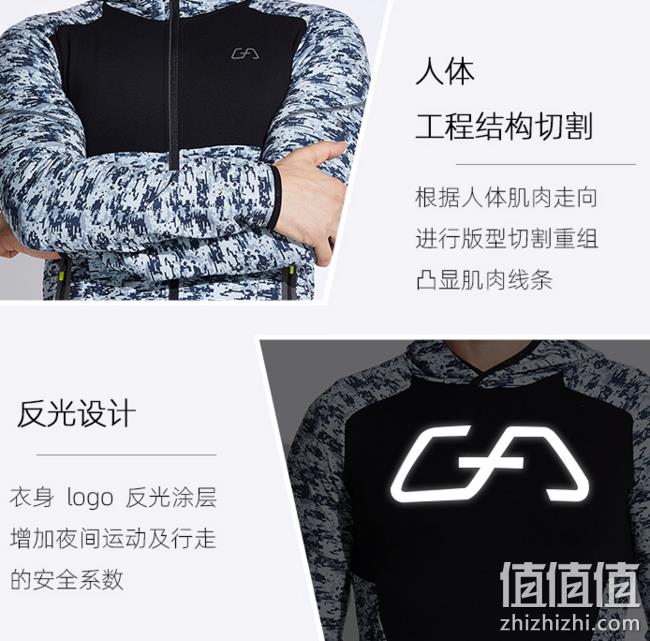 商场同款:德国GymAesthetics 连帽套头修身跑步运动卫衣 99元包邮(吊牌价409元) 值值值-买手聚集的地方