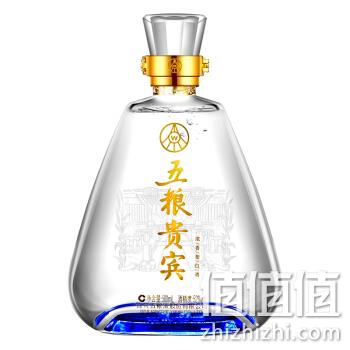 五粮液总厂出品，五粮贵宾 蓝晶 52度 浓香型白酒 500ml 礼盒装 159.6元包邮 值值值-买手聚集的地方