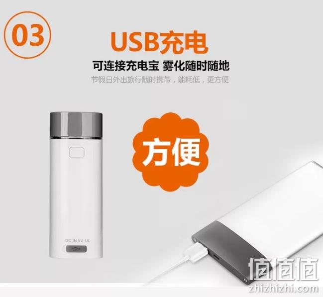 便携可充电 使用2次回血：修正 mini Air 360 手持超声雾化器 券后98元包邮（京东298元起） 值值值-买手聚集的地方