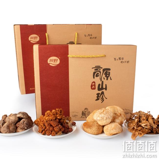 5分 575g，川野 高原山珍干货菌菇礼盒 券后79元包邮 值值值-买手聚集的地方