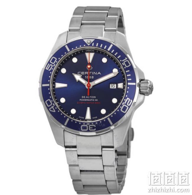 CERTINA 雪铁纳 DS Action Diver C032.407.11.041.00 男士机械腕表 475美元约¥3284（京东国际5739元） 值值值-买手聚集的地方