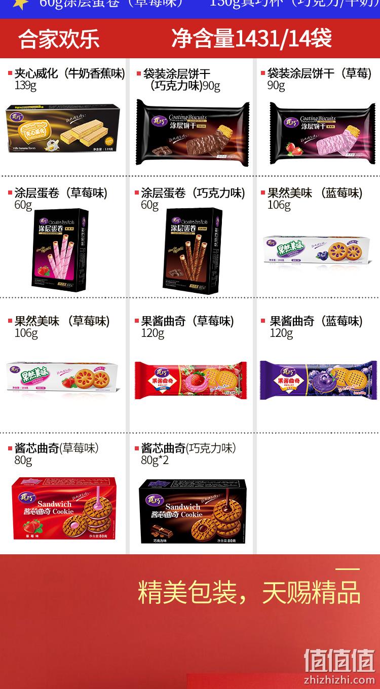 补券，哪吒联名款，4组合可选：1562g 真巧 混合零食礼盒 券后49.9元包邮 值值值-买手聚集的地方