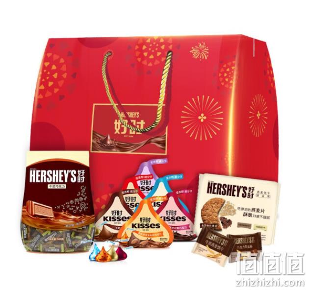 982g，好时 巧克力零食礼盒 三重优惠后71元包邮 值值值-买手聚集的地方