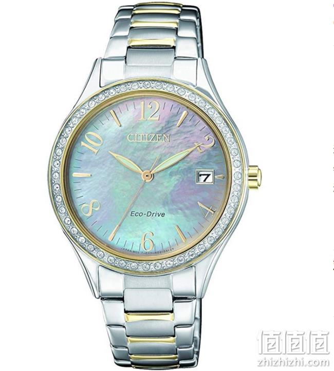 Citizen 西铁城 EO1184-81D 光动能珍珠贝母女表 prime到手约955.3元（之前推荐1120.5元） 值值值-买手聚集的地方