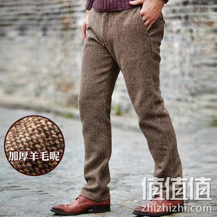 口碑爆炸！30%羊毛混纺、YKK拉链，Config 男子加厚毛呢裤 114元包邮（吊牌价288元） 值值值-买手聚集的地方