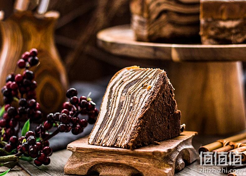巧师傅 巧克力榛子鲜奶千层蛋糕 6寸 98元 顺丰冷链直达 值值值-买手聚集的地方