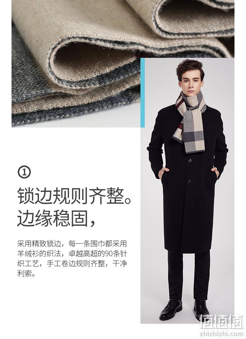 4.9分、100%澳洲美丽奴羊毛 宝盛祥 男士羊毛围巾 高档礼盒装 券后79元包邮 值值值-买手聚集的地方