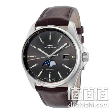 GLYCINE 冠星 Combat 6 Classic GL0114 男士月相机械腕表 323.1美元约￥2216（之前推荐369美元） 值值值-买手聚集的地方