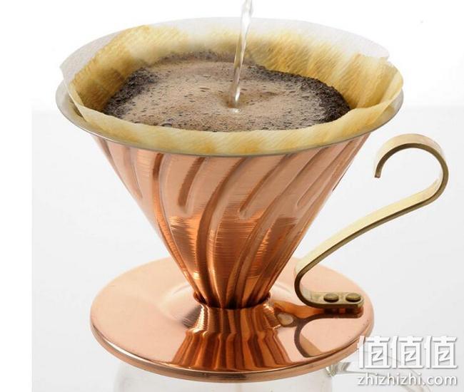 亚马逊销冠！Hario/好璃奥 V60 黄铜咖啡滴滤杯 Prime直邮到手284元（天猫券后650元） 值值值-买手聚集的地方