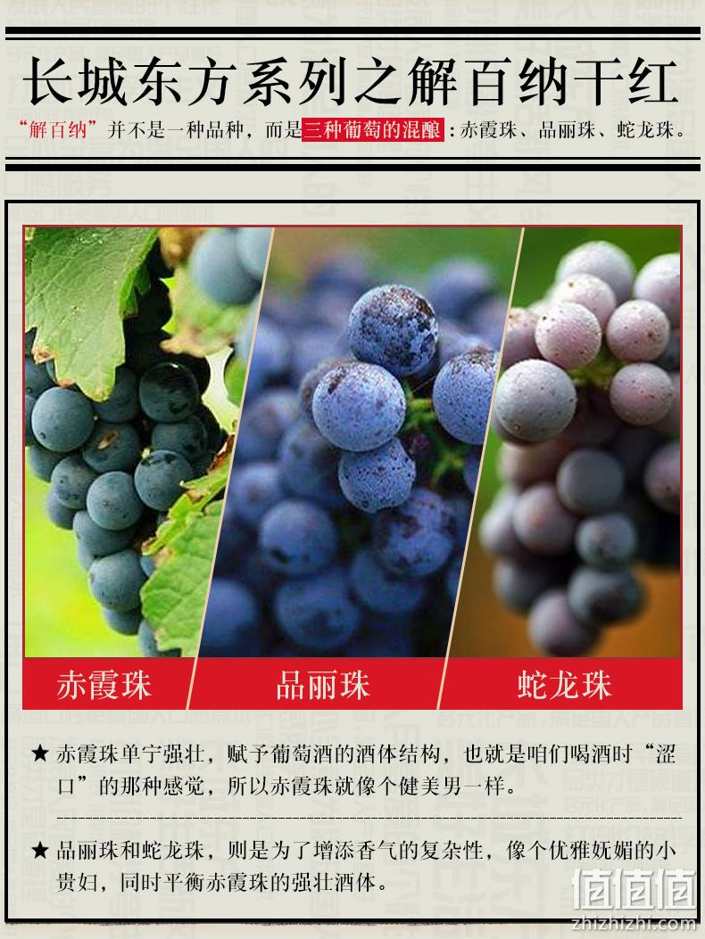 猫超次日达、中粮旗下：750mlx6瓶 礼盒装 长城 东方解百纳干红葡萄酒 券后459元包邮 值值值-买手聚集的地方