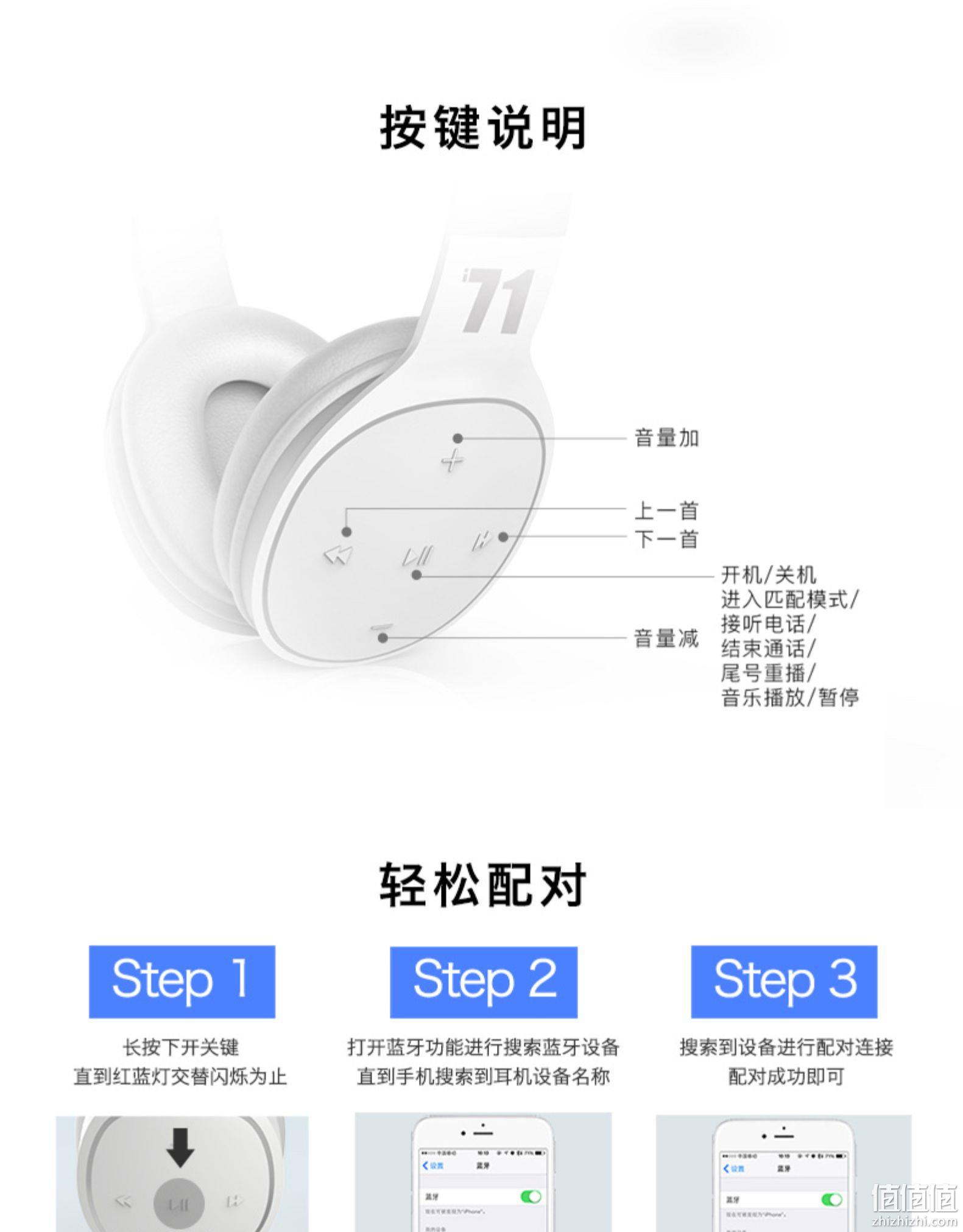 部分地区可发快递、英国进口芯片：爱奇艺 头戴式降噪蓝牙耳机 券后89元包邮 值值值-买手聚集的地方