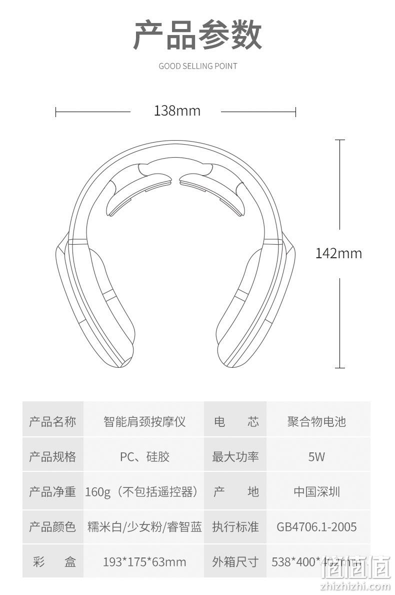 TENS低频脉冲 春节不打烊 : PGG  颈椎按摩仪 168元顺丰包邮 (正价399元） 值值值-买手聚集的地方
