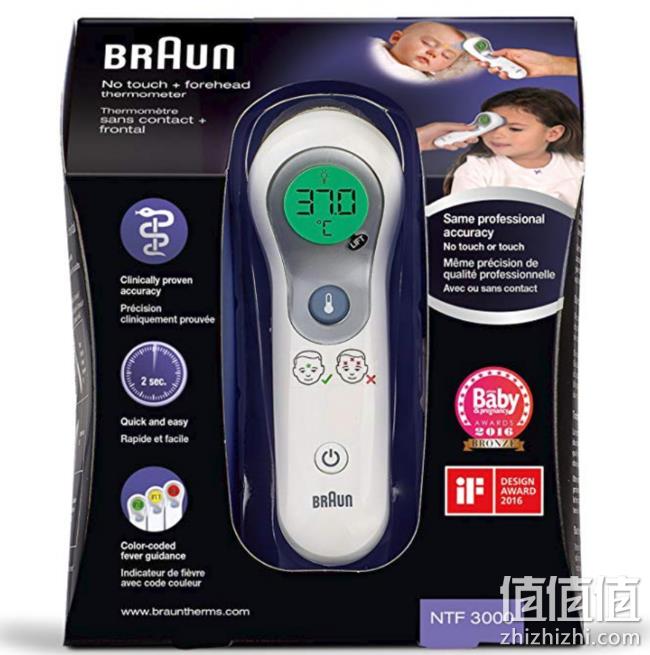 德亚畅销款！BRAUN 博朗 非接触式Plus额头数字体温计 prime到手约315.5元 值值值-买手聚集的地方