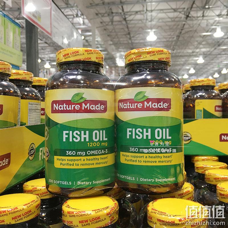 半年量：Nature Made 天维美 Omega-3鱼油 175粒x2瓶 prime会员凑单103元包税  值值值-买手聚集的地方